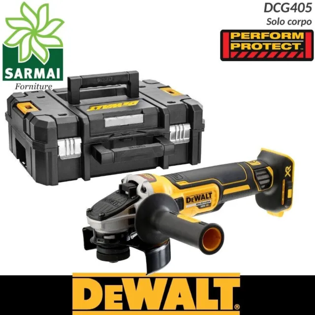 DeWALT DCG405NT smerigliatrice angolare 125mm 18V BRUSHLESS solo corpo valigetta