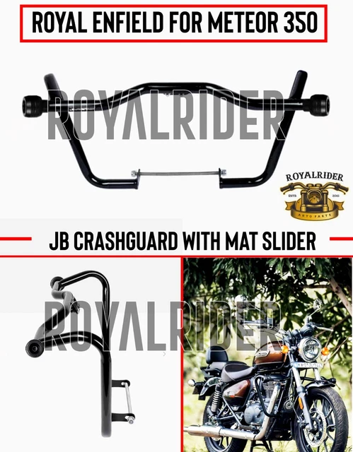 Barre De Protection (Crash Guard) Noir Mat Pour Meteor 350 / Classic 350 – ABM