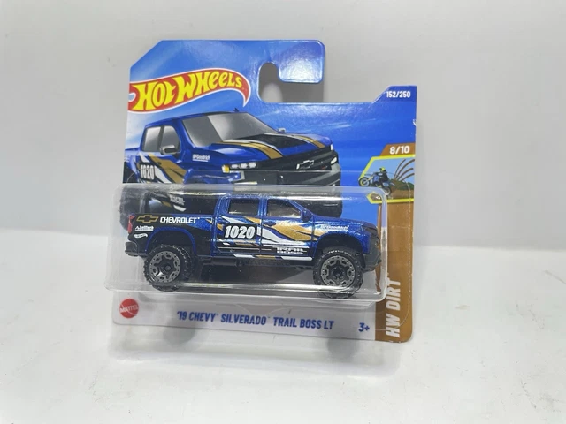 Hot Wheels HW Dirt 2025 - Modèle Réduit Chevrolet Silverado Trail Boss LT - Échelle 1:64 - Neuf
