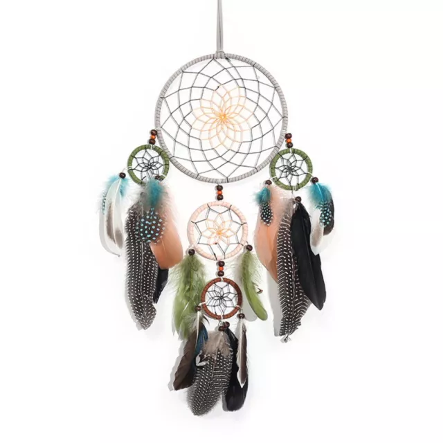 Home Decor Handmade Dream Catcher Feather Woven Wind Chime Pendant  Living Room