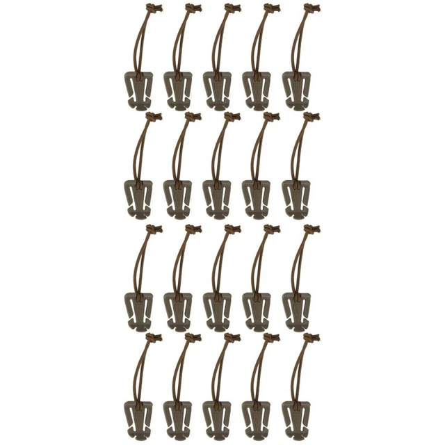 20 stücke MOLLE-Web-Dominator-Schnallen Strap-Clip-Gürtel-Keeper-taktisches