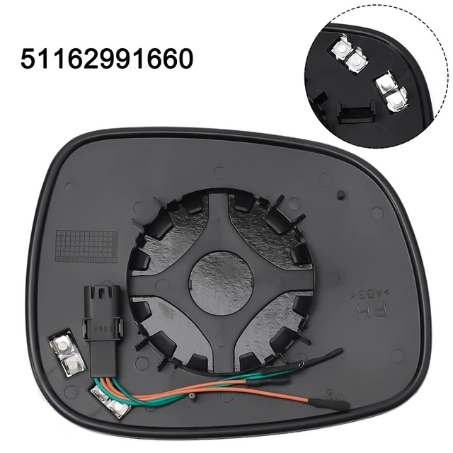 Cerniera Specchietto Esterno Metallo Argento Per BMW X1 E84 E X3 F25 - Ricambio Singolo