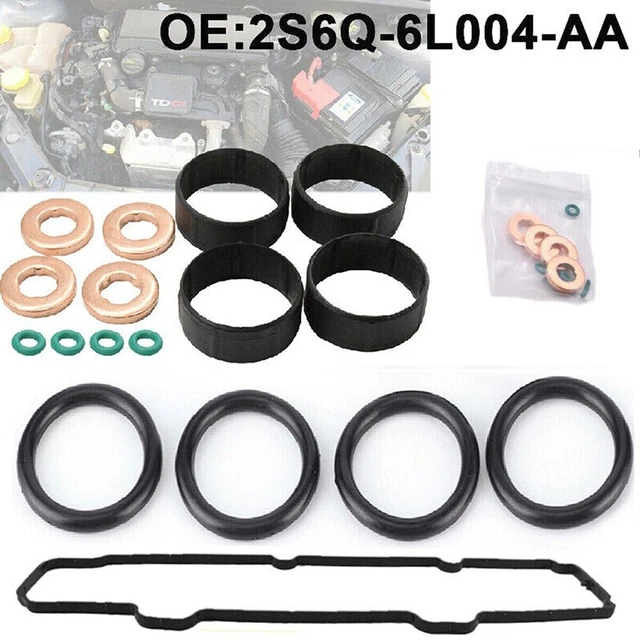 Kit Joints D'Injecteur 1.9 TDI - 4 Ensembles De Rénovation Avec Joints Et Boulons (Réf. 1417010997)