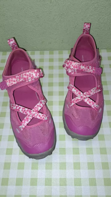 Lands End Schuhe Sandalen Ballerinas 38 rosa pink weiß