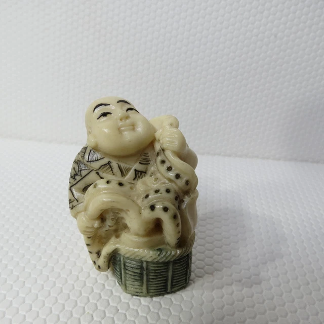 Japanese carved  netsuke,  Signed