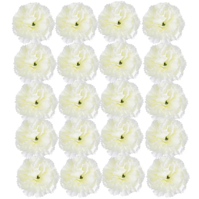 10 Fiori Di Garofano In Miniatura Scala 1:12 - Per Case Delle Bambole E Diorami - Decorazione Handmade