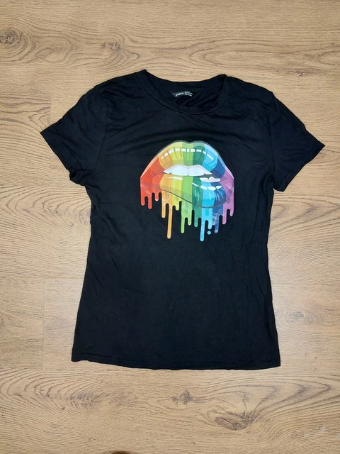 Shein Black Womens T-shirt Size M (008-00020)