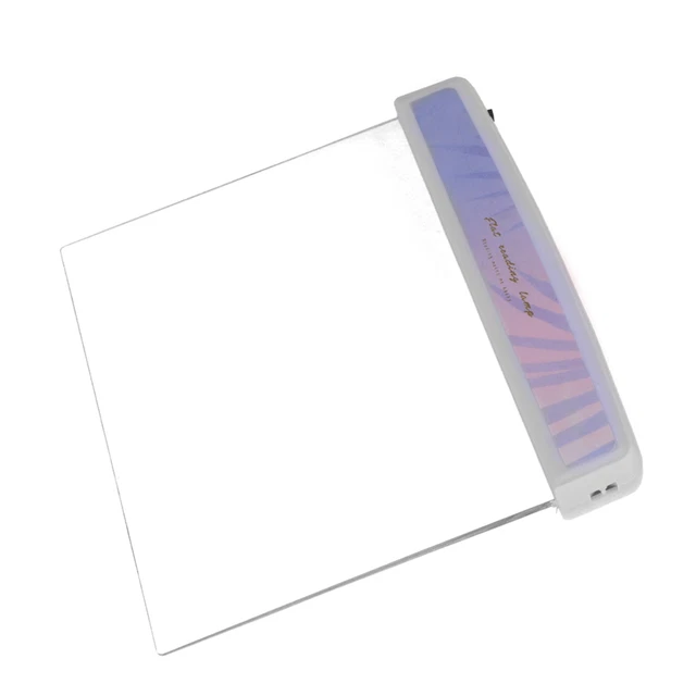 (Section 4) Lampe De Lecture Plate Panneau LED à Motif De Feuilles