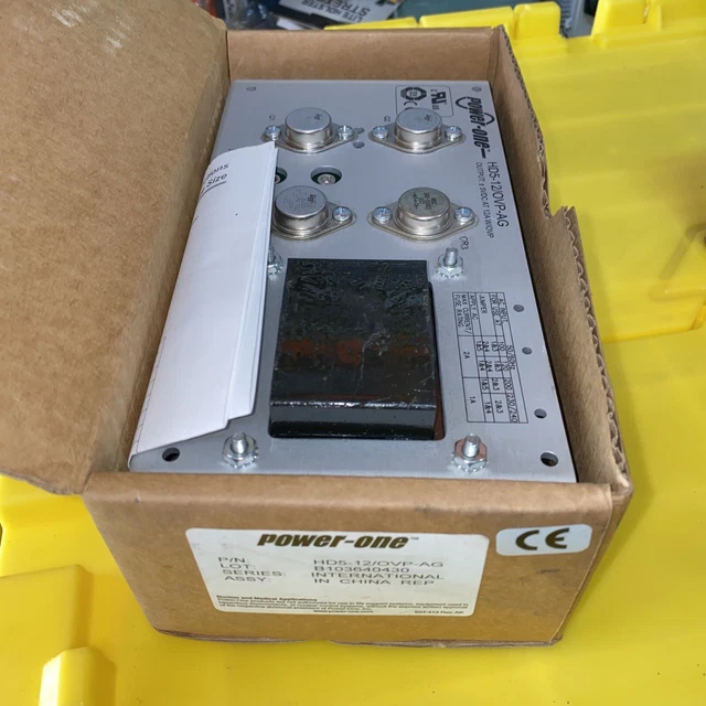 POWER ONE International Series HD5-12/OVP-AG AC DC Power Supply, New, TM1
