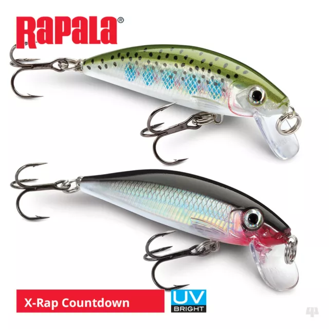 Rapala X-Rap Countdown Lures - Pike Perch Salmon Sea Trout Bass Fishing Tackle