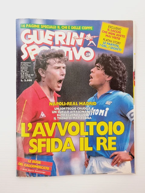 Magazine Guerin Sportif 47-1988 – Maradona, Laudrup, Ascoli, Senna – Italie
