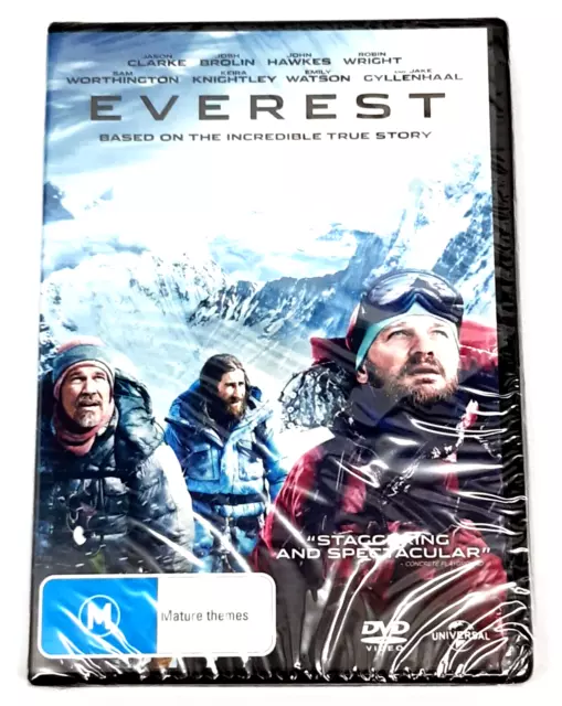 Everest DVD Brand NEW Sealed  Jason Clarke Jake Gyllenhaal Josh Brolin