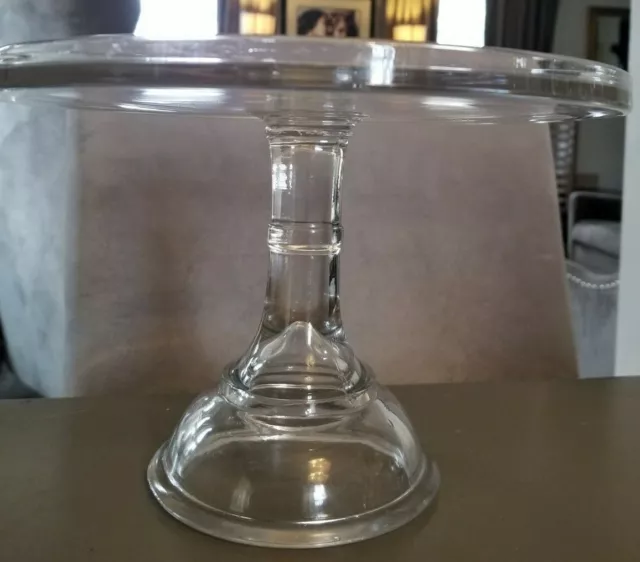 Mosser 9 Inch Glass Pedestal Cake Plate