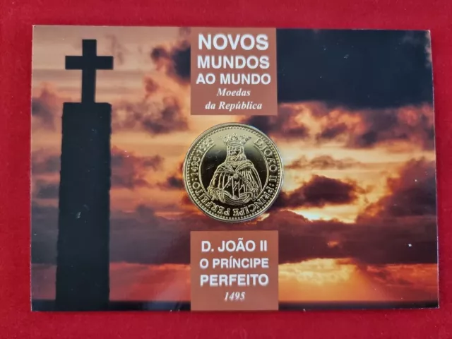 Age Of Discoveries / 1995 Portugal 200 Escudo Copper-Nickel Gold Plated