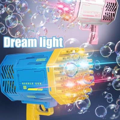 69 HOLES BUBBLE Gun Big Rocket Launcher Automatic Bubble Machine