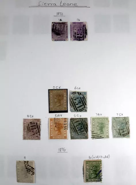 Sierra Leone, nuova di zecca/*/collezione timbrata 1859-1998, 1600.-