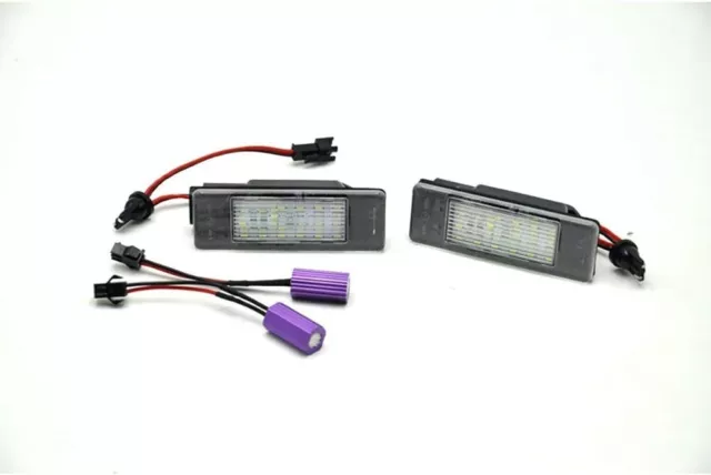 AUTO-STYLE Set LED Kennzeichenleuchten kompatibel zu Mercedes/Nissan versch.