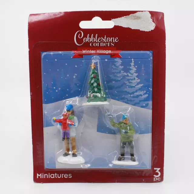 Cobblestone Corners Christmas Village Collection 2021 (27 Piece Set)
