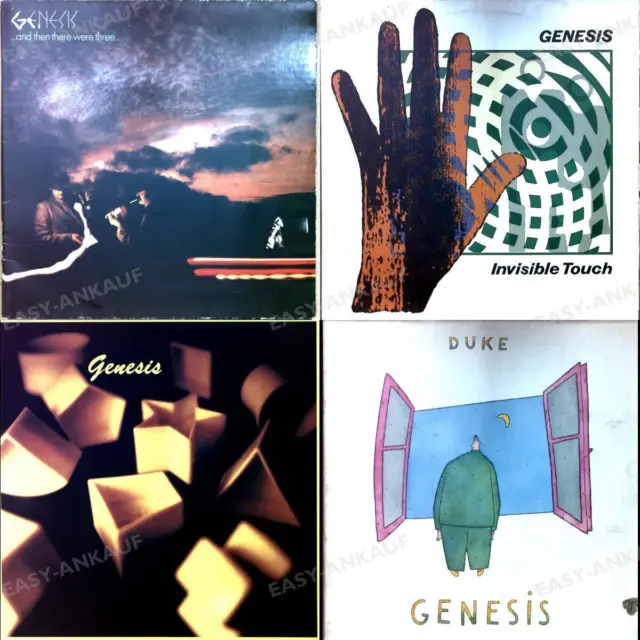 Genesis Vinyl Bundle Vol. 95: 4x LP Duke, Invisible Touch, Genesis, ... .