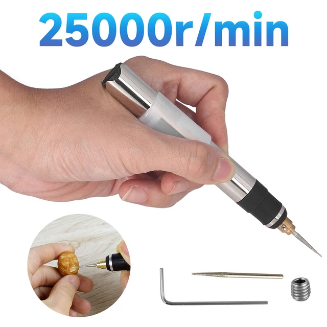 CORDLESS RECHARGEABLE ELECTRIC Mini Drill Grinder Engraving Pen Rotary