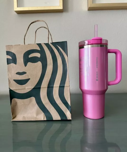 STANLEY X STARBUCKS Exclusive 2024 Pink 40oz Tumbler ACTUAL CUP SAME