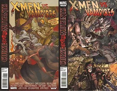 complete set (2) X-MEN vs VAMPIRES curse of the mutants #1 2 1st print MARVEL NM