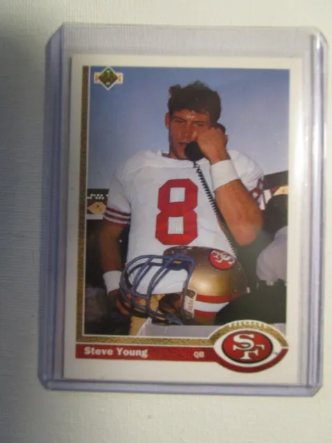 1991 #101 Steve Young Upper Deck San Francisco 49ers~