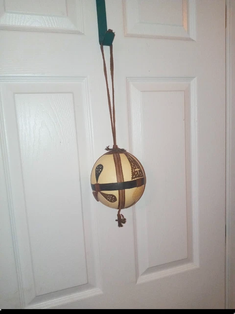 Decorated Navajo vintage Ostrich Egg