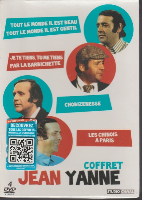 Coffret Dvd Jean Yanne Neuf 4 Films tout le monde il est beau chobizenesse ...