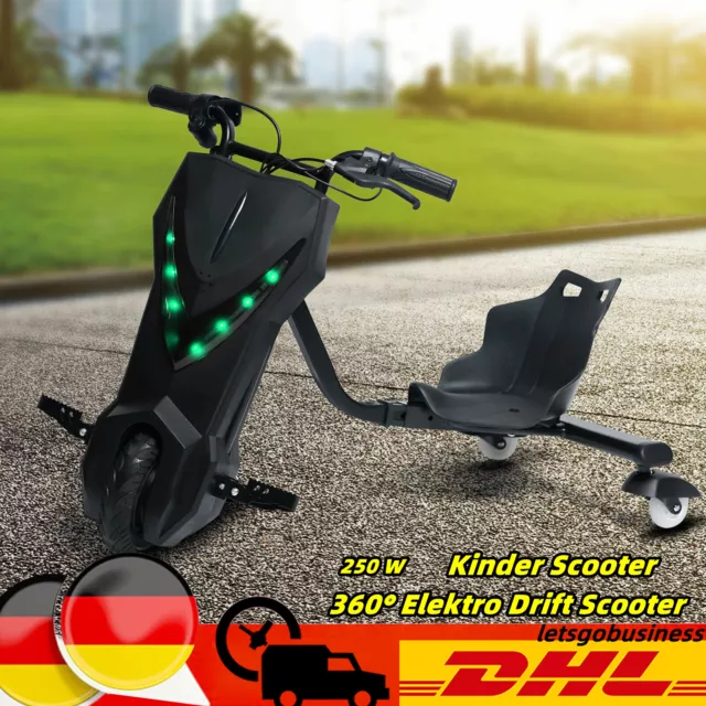 360° Elektro Drift Scooter E-Scooter Kinder Drifting Kart 250 W Kinderfahrzeug