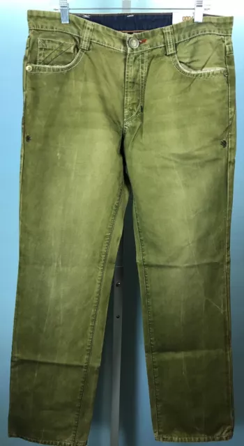 Opnk Los Angeles 34x33,5 Mod olive rustique grunge + pantalon en coton beige armée