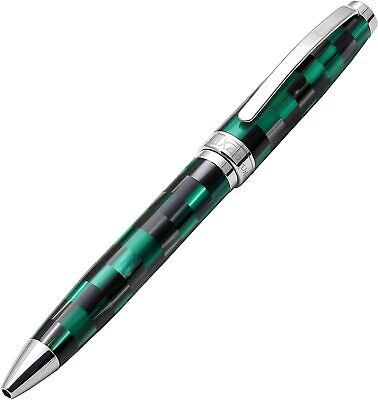 Xezo Handcrafted Urbanite II Ocean Ballpoint Pen. Chrome Plated, Serialized & LE