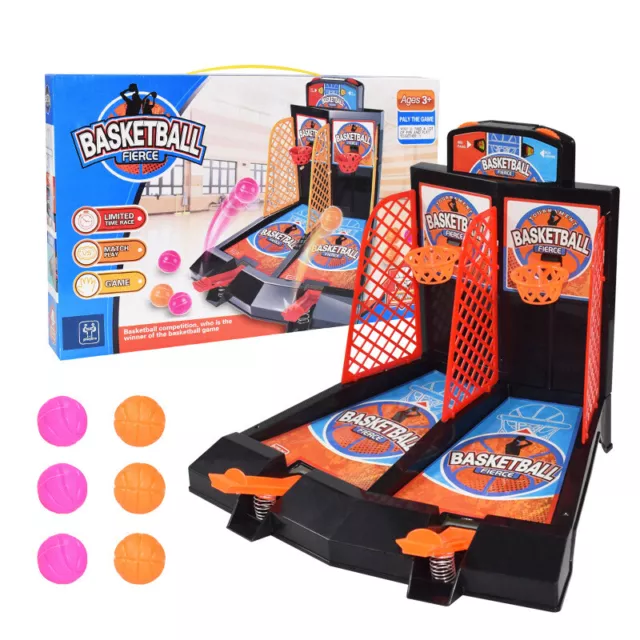 Desktop Table Basketball Games Classic Basketball Shooting Toy For Kids 2-Player