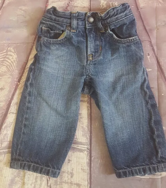 Baby Gap Denim Original Fit 1969 Toddler Jeans Size 12-18 Months Medium Wash