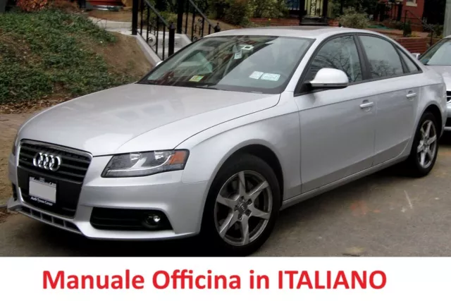 AUDI A4 Quarta 4° Serie B8 (2007/2016) Manuale Officina Riparazione in ITALIANO