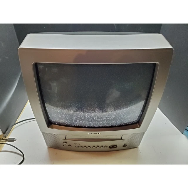 Toshiba MV13P3  13" TV VCR Combo WORKING
