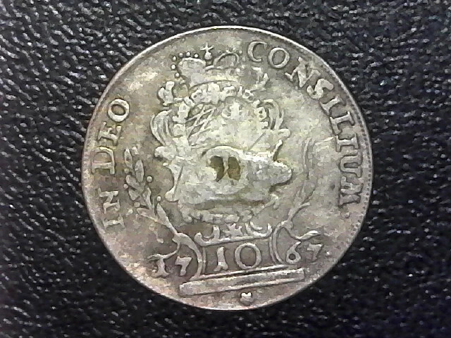 1767 German States Bayern 10 Kreuzer Silver Coin Bavaria