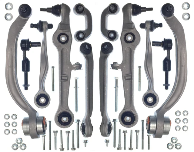 Front Suspension Full Track Control Arm Kit Ball Joints For Audi A4 00-09 + Exeo