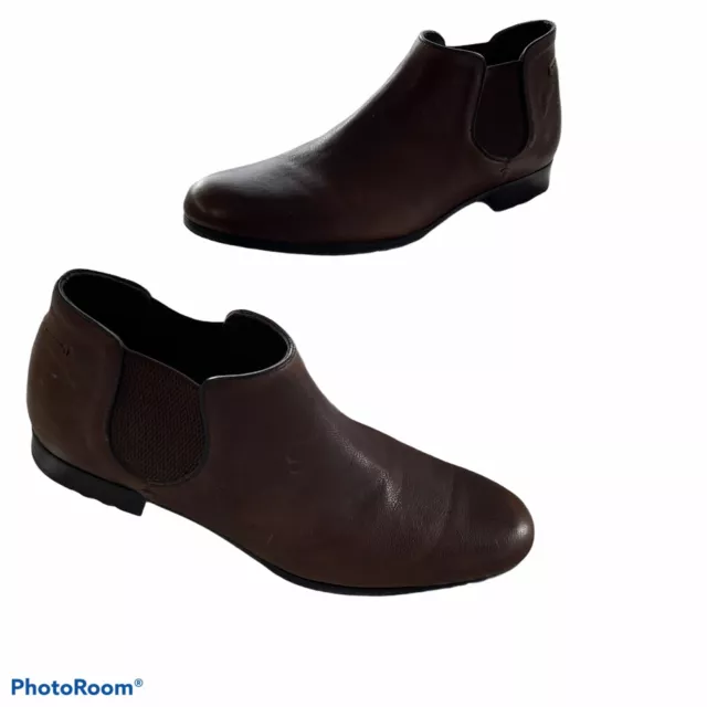 maison forte ivan chelsea leather boot