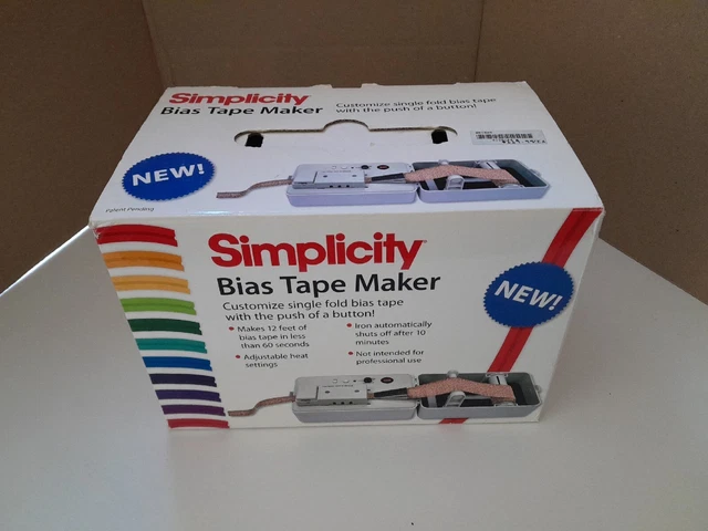 Simplicity Bias Tape Maker, Preowned, Works. Read  Description.