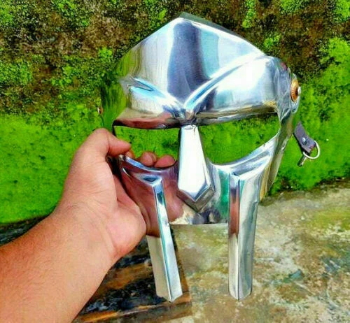 MF Doom Gladiator Face Mask Helmet Hand Forged Sca Larp Helmet Roman Armor