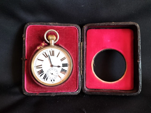 Montre De Poche Régulateur Type Anglais Swiss Made XXe Siècle - Bon état Avec écrin