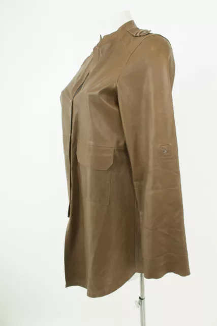 ZARA WOMAN giacca leggera donna cappotto taglia DE 42 pelle 3