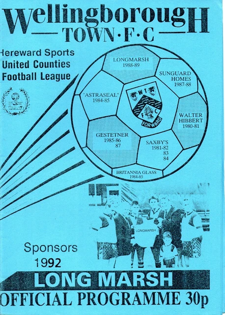 PROGRAMME 16 ASSORTED FOOTBALL PROGRAMMES FROM THE 1990’s NON LEAGUE