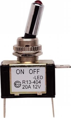 Bussmann BP/STE ON-OFF Metal Housing Toggle Switch