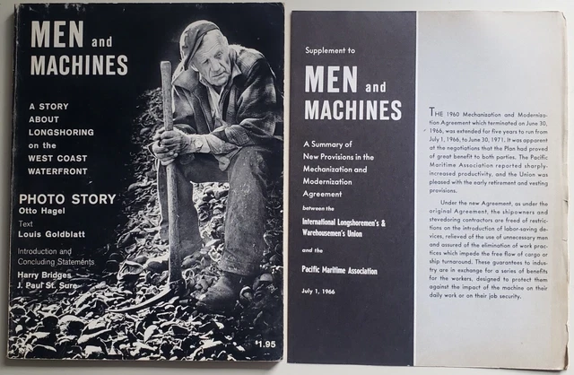 Men & Machines: Story About Longshoring. ILWU. With Supplement