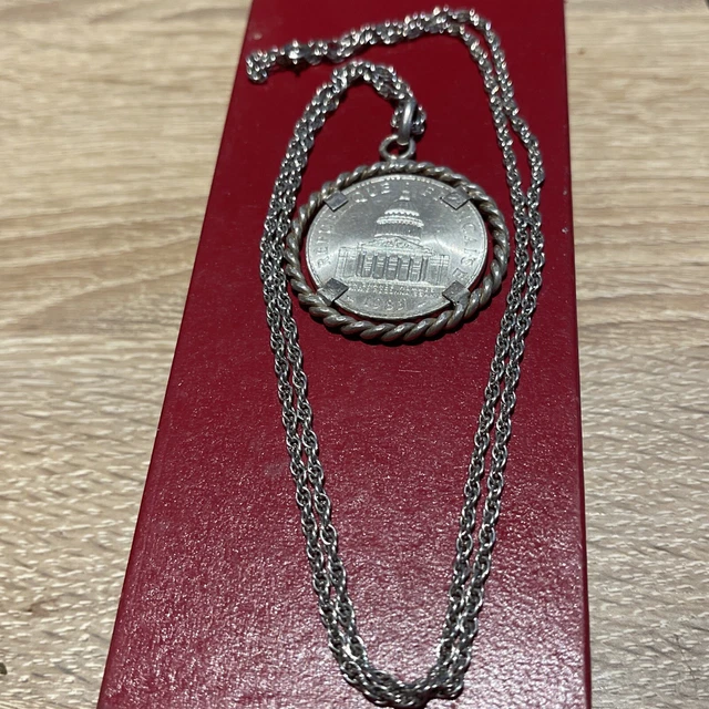Pendentif Pièce Religieuse Hindoue Lakshmi Et Ganesh En Argent Pur 99 - Fait Main En Inde - Neuf