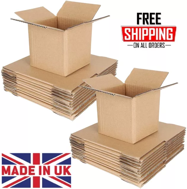 Selection Of Royal Mail Small Parcel Size Postal Cardboard Boxes All Sizes