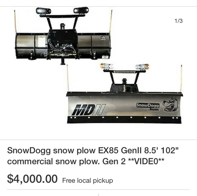 EX85 Snowdogg Snowplow EX85 Snowdogg Snowplow