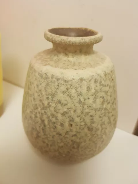 Vase DDR Keramik 13 cm hoch mehrfarbig